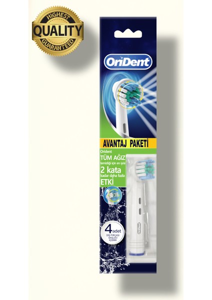 Pro Cleaning Oral B Uyumlu 8 Adet Yedek Başlık – Günlük Derin Temizlik & Premium Quality modelleri