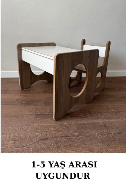 Montessori Çocuk Oyun & Aktivite & Çalışma Masa ve Sandalyesi 1-5 Yaş modelleri