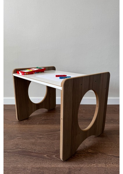 Montessori Çocuk Oyun & Aktivite & Çalışma Masa ve Sandalyesi 1-5 Yaş fırsatları