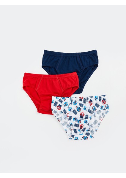 Yeni Sezon Baskili Erkek Cocuk Kulot 3'lu - S5DV09Z4
