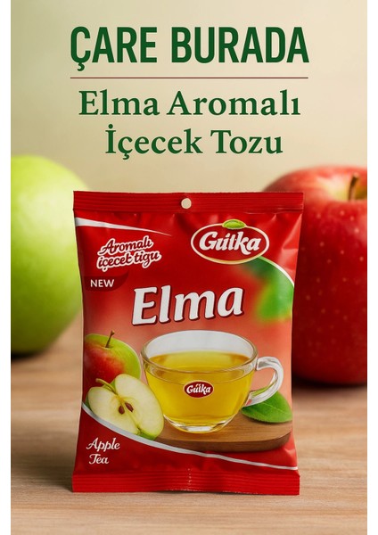 Elma Aromalı Içecek Tozu 250 gr