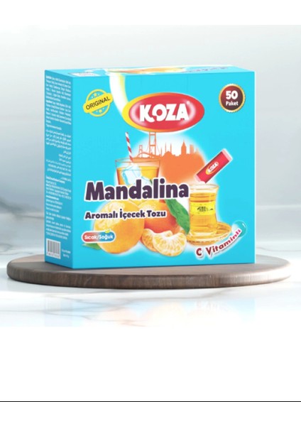 Koza Tek Içimlik Mandalina Aromalı Toz Içecek 50'li
