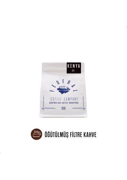 Kenya AA (Öğütülmüş Filtre Kahve) 250GR