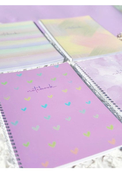 4 Adet A4 Kareli Spiralli Okul Defteri 80 Yaprak 4’lü Set-Kareli A4 Defter fırsatları