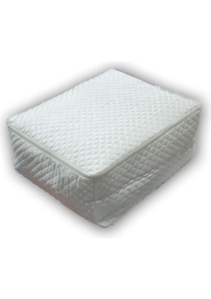 Iç Içe Kapitone Saten Yorgan, 90X45X35 Cm, Şık ve Konforlu Uyku Deneyimi