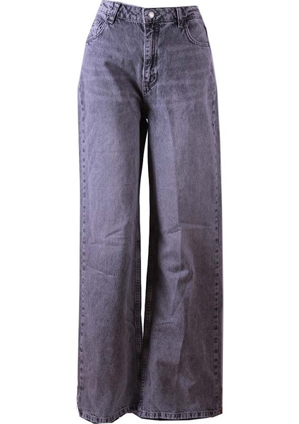 Gri Kadın Jean Pantolon