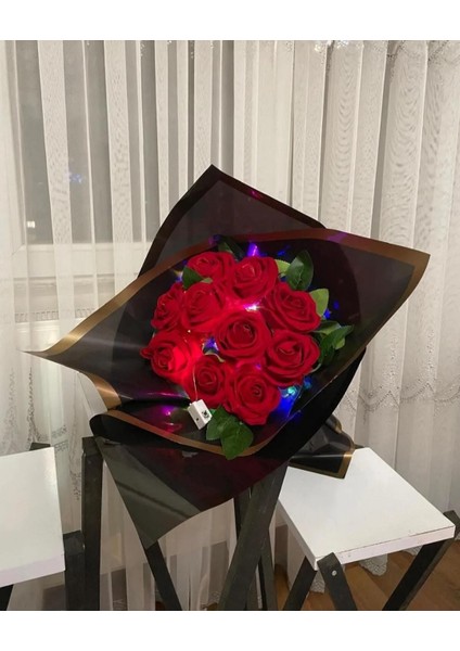 Mezuniyet Özel Ledli Gül Buketi