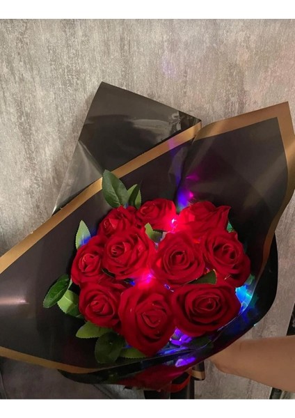 Mezuniyet Özel Ledli Gül Buketi modelleri