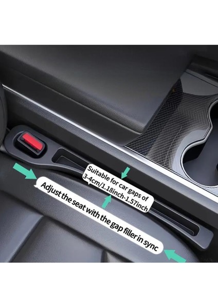 Bordo 2 Adet Araç Oto Koltuk Arası Boşluk Doldurma Pedi Cüzdan Para Düşme Önleyici Telefon Tutucu indirimleri