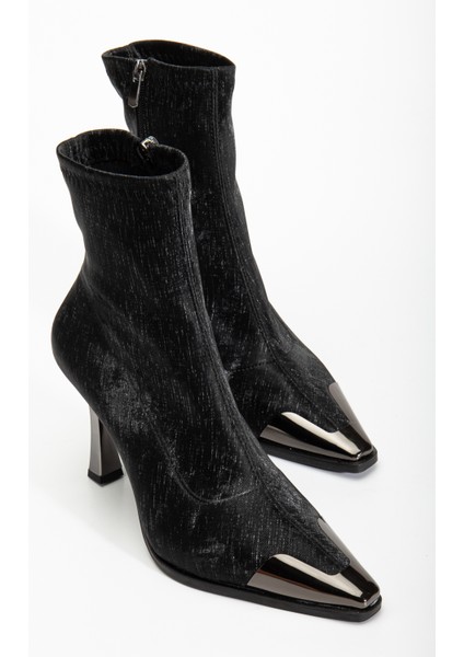 Delina Topuklu Kadife Bot fırsatları