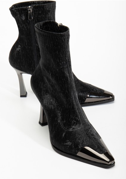 Delina Topuklu Kadife Bot indirimleri