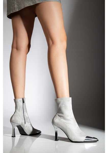 Delina Topuklu Kadife Bot fiyatları