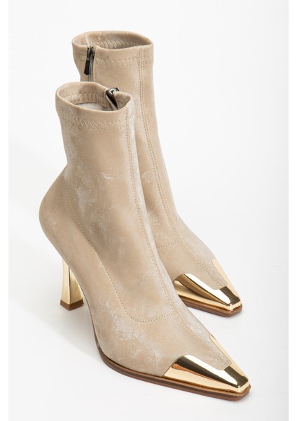 Delina Topuklu Kadife Bot