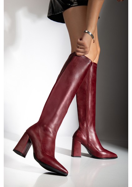 Gemma Topuklu Sivri Çizme fiyatları