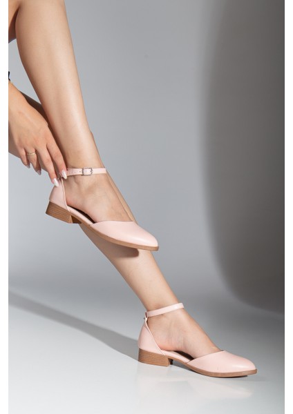 MaskButik Tilda Kısa Topuk Cilt Ayakkabı Pudra fiyatları