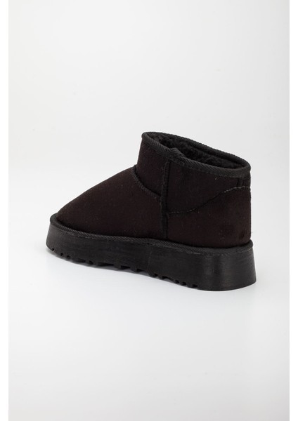 MaskButik Viola Kalın Taban Bilek Boy Ugg Siyah