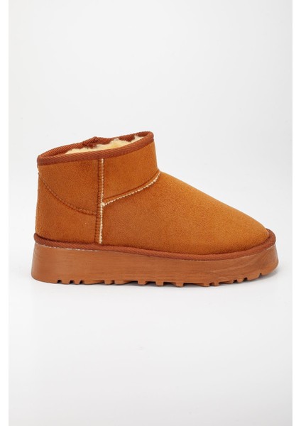 MaskButik Viola Kalın Taban Bilek Boy Ugg Taba fırsatları