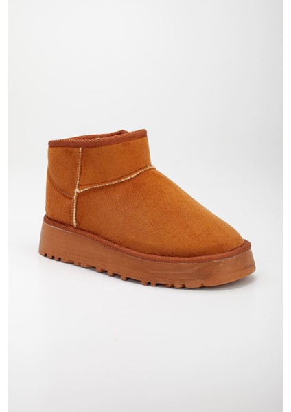 MaskButik Viola Kalın Taban Bilek Boy Ugg Taba indirimleri