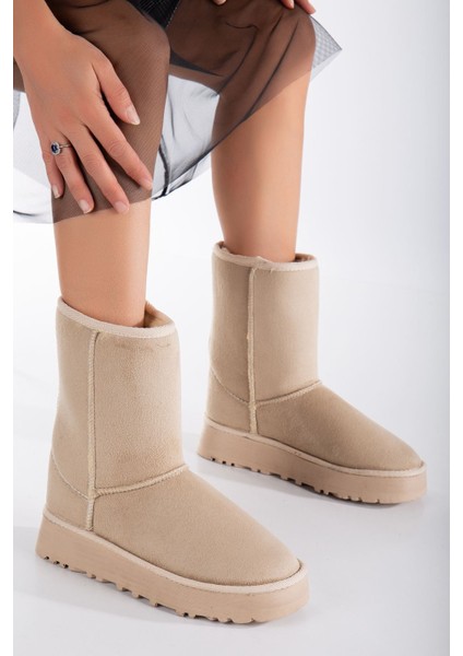 MaskButik Celio Kalın Taban Ugg Bej