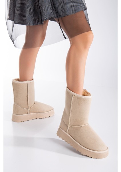 MaskButik Celio Kalın Taban Ugg Bej fiyatları