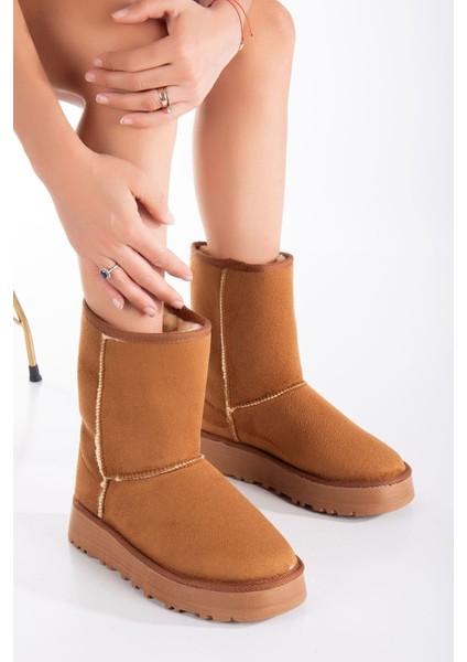 MaskButik Celio Kalın Taban Ugg Taba modelleri