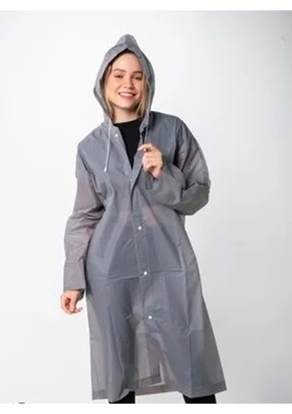 Cng Yağmurluk Gri Standart Beden
