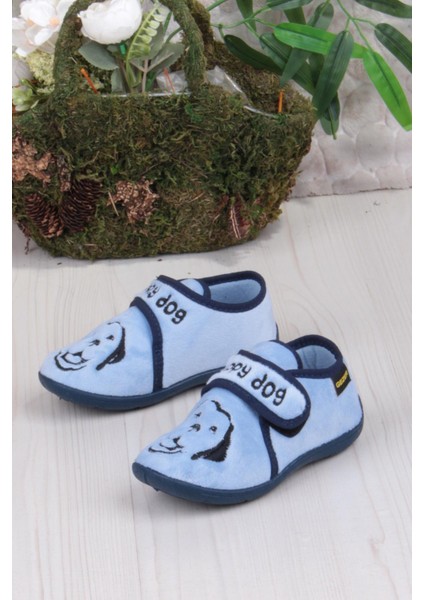 3426 Gz Köpek Figürlü Anaokulu Kreş Ev Erkek Çocuk Panduf Ayakkabı modelleri