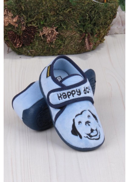 3426 Gz Köpek Figürlü Anaokulu Kreş Ev Erkek Çocuk Panduf Ayakkabı fırsatları