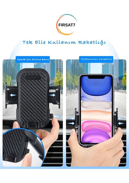 Uzayabilen Araç Telefon Tutucu Cama Yapışan Araç Içi Telefon Tutucu Akrobat Tutucu 360 Ayarlanabilir fırsatları