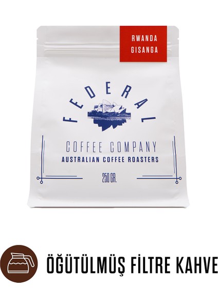 Rwanda Gisanga(Öğütülmüş Filtre Kahve) 250GR