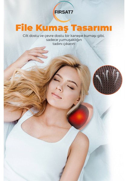 8 Toplu Ovmalı Boyun Masaj Yastığı Ayak Bel Boyun Sırt Vücut Omuz Aleti Oto Çakmaklı modelleri