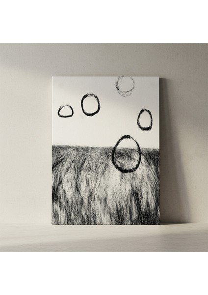 Soyut Siyah Beyaz Çizimler Tablosu fiyatları