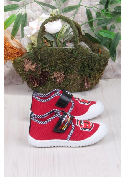 3449 Gz Araba Figürlü Anaokulu Kreş Ev Erkek Çocuk Keten Panduf Ayakkabı fiyatları