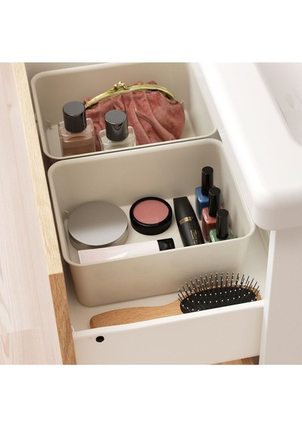 Ekru Düzenleyici Kutu 20X25X10, Pratik ve Şık Depolama Çözümü