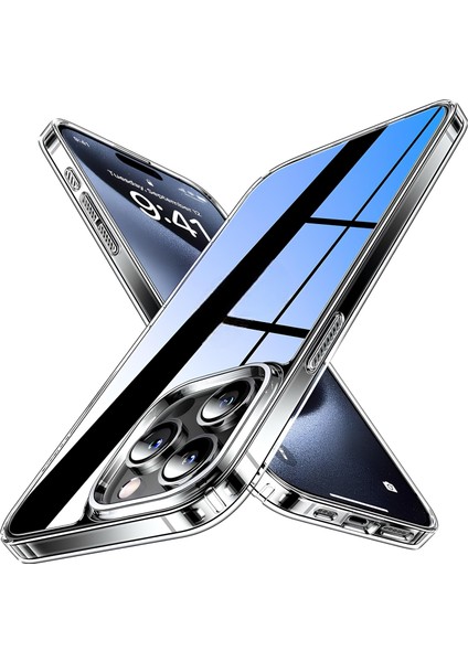 iPhone 16 Pro Max Şeffaf Sert Sararmayan Kılıf
