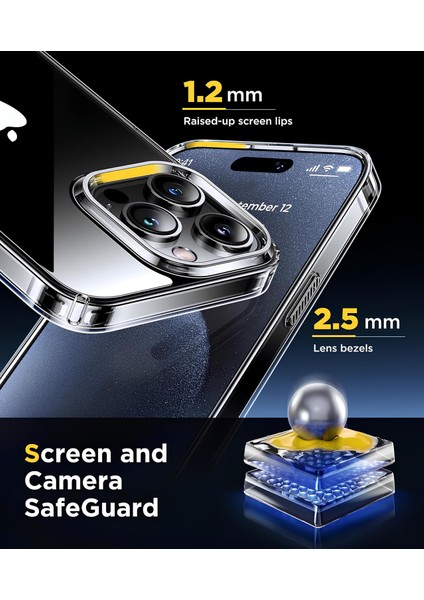 iPhone 15 Pro Max Şeffaf Sert Sararmayan Kılıf modelleri
