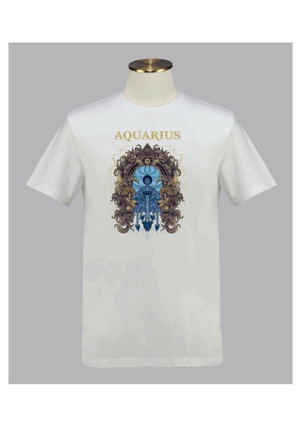 Kova Burcu Aquarius Digital Baskılı Tshirt fiyatları