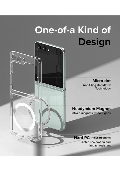 Sert Sararmaz Magsafe Şeffaf Kılıf Galaxy Z Flip 6 fırsatları