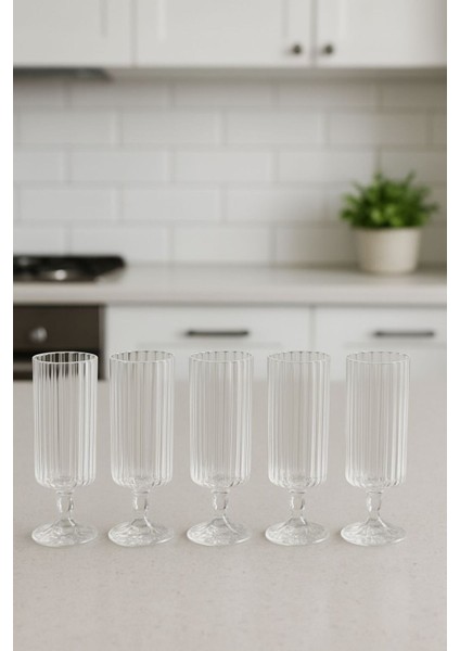 6'lı Elegant Kahve Yanı Bardak Kadeh 120 ml