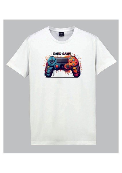 Hard Game Oyun Konsolu Digital Baskılı Tshirt