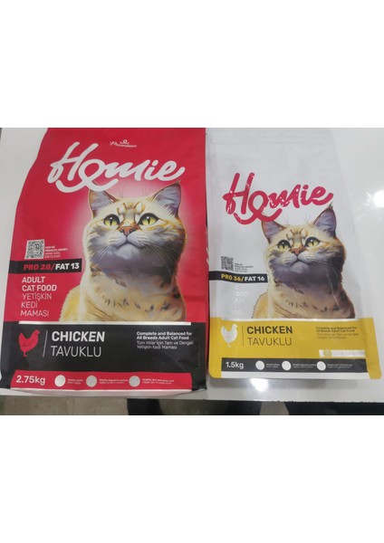 2 Li Avantaj Paketi Tavuklu Yetişkin 2.75KG , Tavuklu Yetişkin 1.5kg