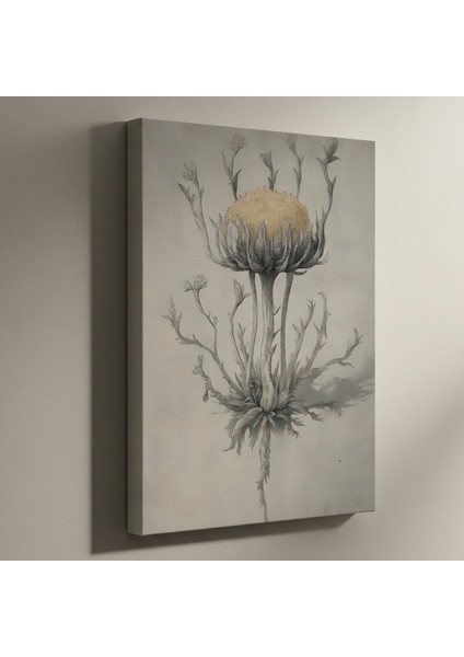 Soyut Bitki Illüstrasyon Tablosu