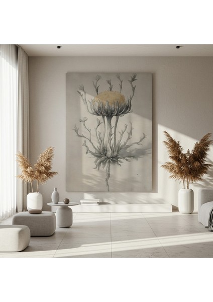 Soyut Bitki Illüstrasyon Tablosu fırsatları