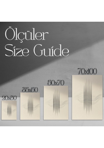 Minimalist Akım Soyut Sanat Tablosu modelleri