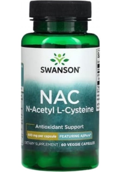 , Nac, N-Acetyl L-Cysteine, 600 Mg, 60 Veggie Capsules