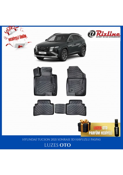 Hyundai Tucson 3D Havuzlu Paspas 2021-2022-2023-2024-2025