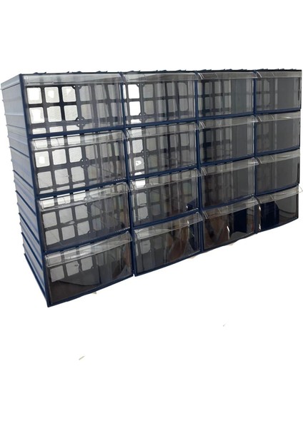 Plastik Çekmeceli Kutu 16 Çekmeceli 770-M modelleri