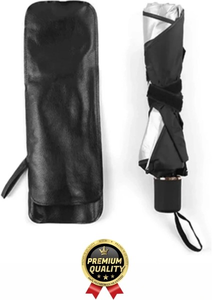 Özel Üretim Dayanıklı Titanyum Gümüş Kaplama Uv Geçirmez Tüm Araçlar Araba Ön Cam Şemsiye Güneşlik