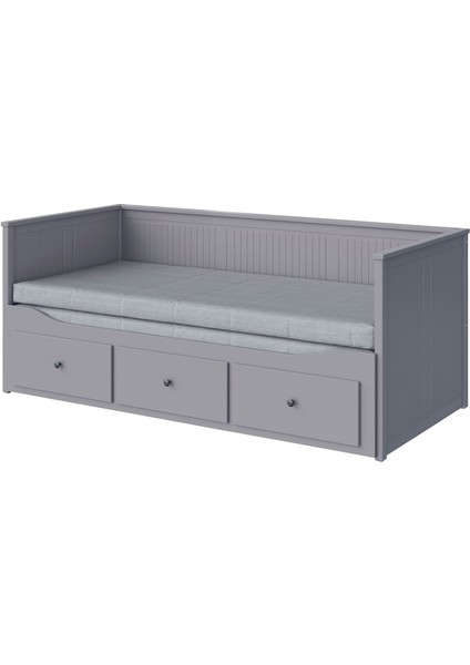 Hemnes Agotnes Divan Gri 80X200 cm Sert