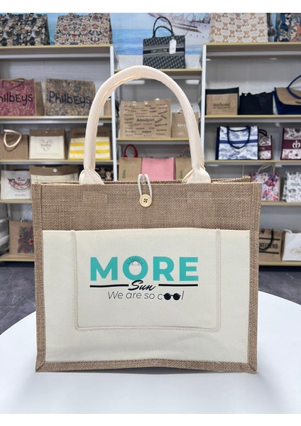 Sertifikalı Organik Jüt Keten plaj alışveriş taşıma çantası fiyatları